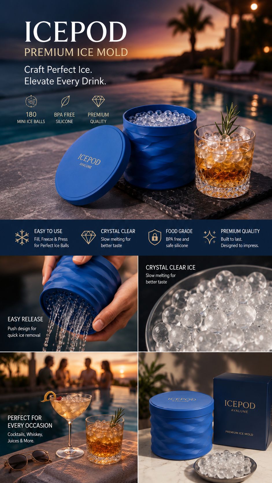 IcePod™ Premium Ice Mold