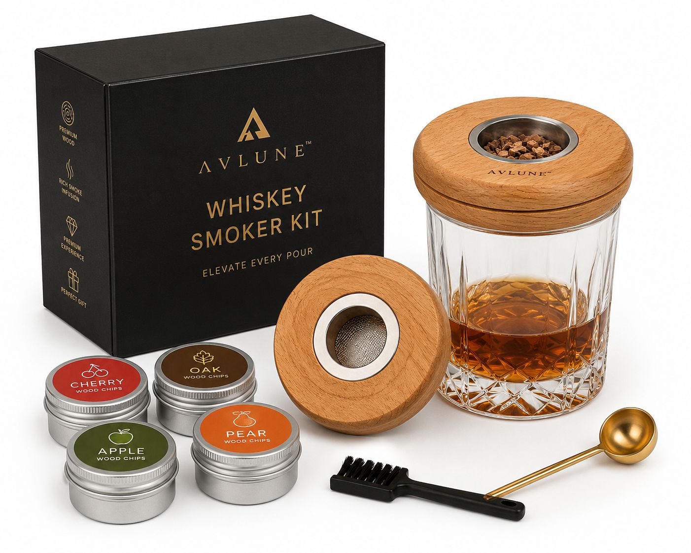 Whiskey Smoker Kit Avlune™️
